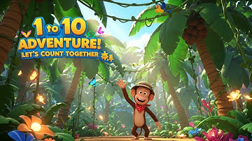 Learn Numbers 1 to 10 🔢 | Fun Counting Adventure for Kids