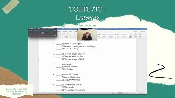 TOEFL iTP | Listening | Course Sneak Peek | Part B: Specific Detail Questions