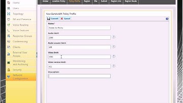 Lync Server 2010 Call Admission Control Konfigürasyonu