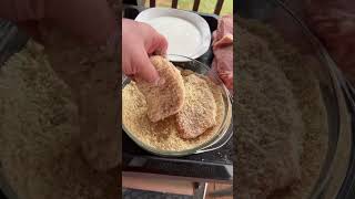 Crispy Panko Parmesan Pork Chops on the Blackstone Griddle  #recipe #porkrecipe #yummy