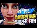 Sypher Carries Super Fan To Victory (Fortnite Battle Royale)