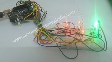 Arduino based 4 Way Traffic Light Controller