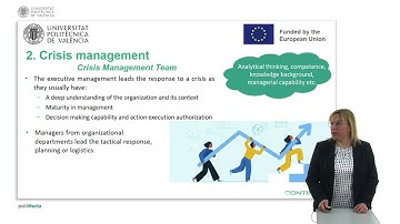 Crisis Management. Introduction |  | UPV