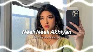 Neeli Neeli Akhiyan - [Slow Lofi] | bhojpuri song slowed reverb ♪