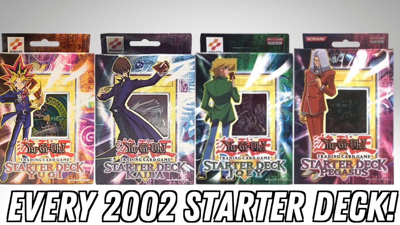 Opening Every 2002 Yugioh Starter Deck And Dueling With Them Youtube 