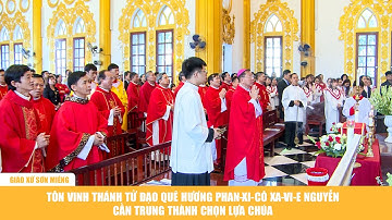 Giáo xứ Sơn Miêng: Tôn vinh Thánh tử đạo Phan-xi-cô Nguyễn Cần