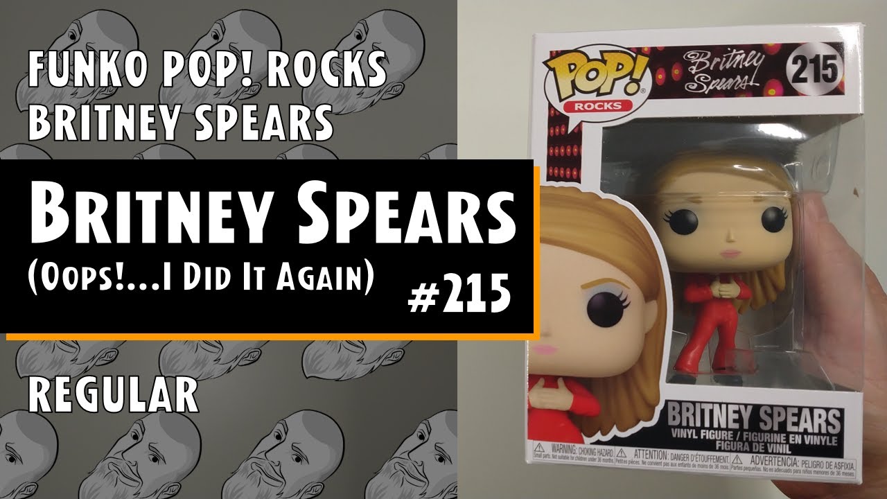 Funko Pop! Rocks Britney Spears In Red Catsuit #215 Oops I Did It Again  Video