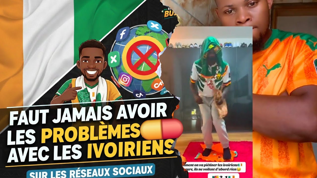 FAUT JAMAIS AVOIR LES PROBLÈME AVEC LES IVOIRIENS SUR LES RÉSEAUX SOCIAUX 