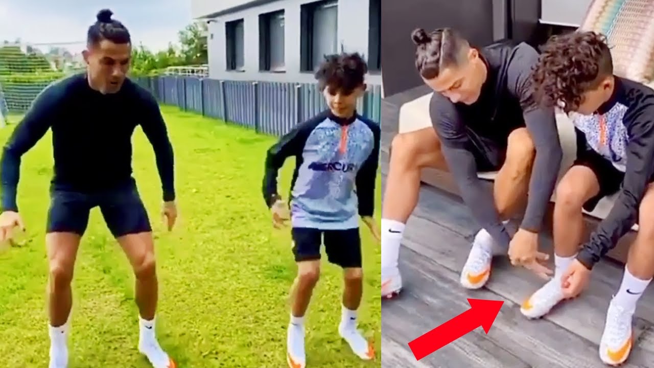 Cristiano Ronaldo latest video play with son! New 2020 - YouTube