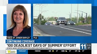 WATCH: Winter weather impacts summer roads, '100 Deadliest Days of Summer' effort