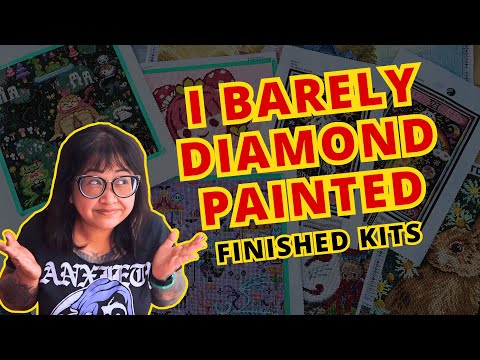 Year In Review Finished Diamond Paintings In 2025 Completed Diamond Painting Kits 