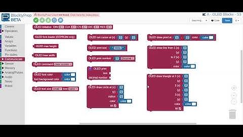 Tiny Tutorials: OLED on S3 and Importing Blocks in BlocklyProp
