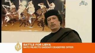 NATO rejects Gaddafi ceasefire offer