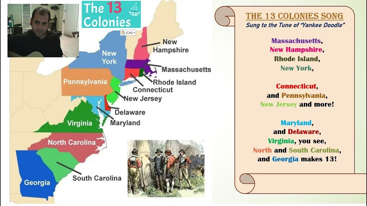 13-colonies-song-sung-to-the-tune-of-yankee-doodle-youtube