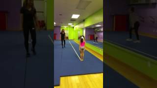 Sarahi's 1st back handspring Ms. Lyndz's Dance