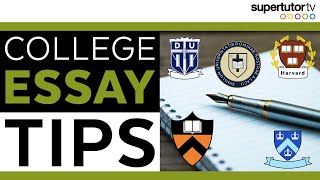 College Application Essay Tips!