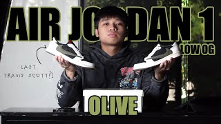 [REVIEW] NIKE AIR JORDAN 1 LOW X TRAVIS SCOTT "OLIVE" สีปิด ชุด AJ1 LOW X TRAVIS! ราคาจะขึ้นมั้ย?