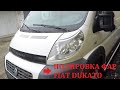 Полировка фар Fiat Dukato. Дом на колесах своими руками.