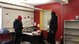 Scavenger Hunt in Math Classroom