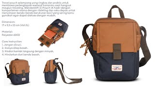 Eiger Wanderdrift 3.1 Pouch 1A 2L 1989 Navy 910009250 Sustainable Produk