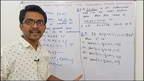 #DU,M.Sc Mathematics Entrance Exam 2018|#linear algebra| #questions and solution|