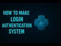 Python Login System 😎 | Apna Khud Ka User Auth Banaye!