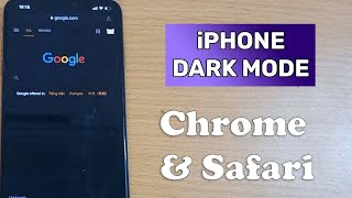 how to enable dark mode for google chrome & safari for iphone (2022 updated)