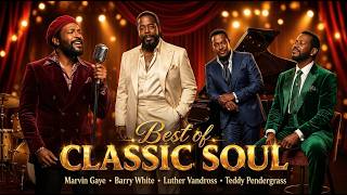 Marvin Gaye, Barry White, Sade, Stevie Wonder, Aretha Franklin, Al Green - 60's 70's RnB Soul Groove