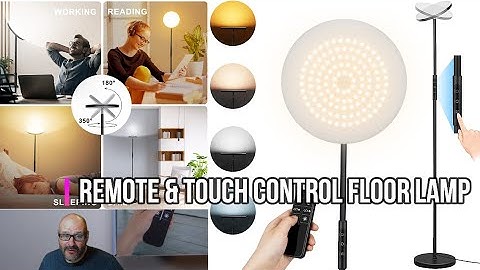 Remote & Touch Control Floor Lamp
