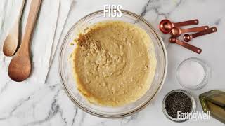 How to Make Honey & Goat Cheese-Filled Fig Muffins | EatingWell
