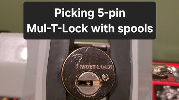 (206) Pick and gut 5 pin Mul-T-Lock with spools