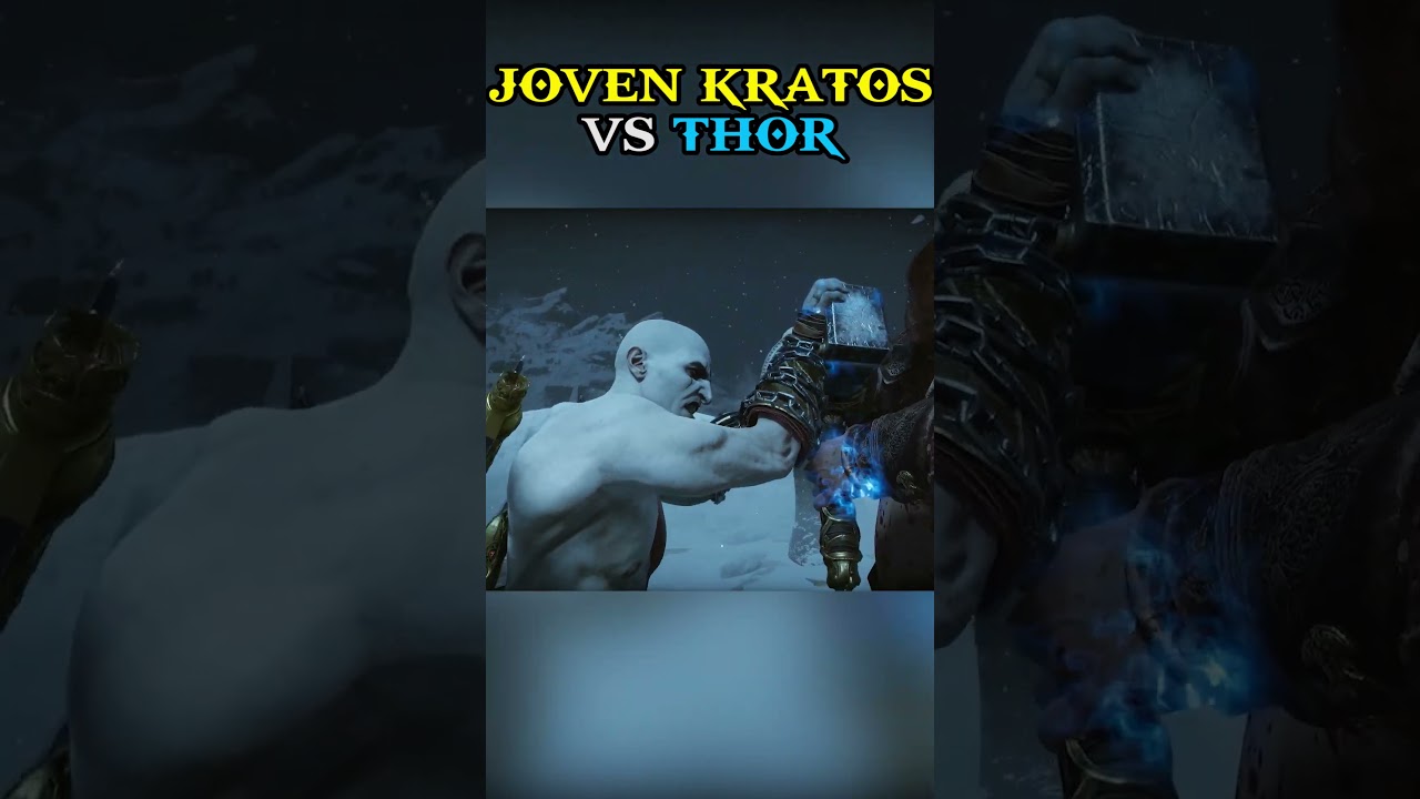 🔴 JOVEN KRATOS VS THOR 😲 God of War Ragnarok Latino 