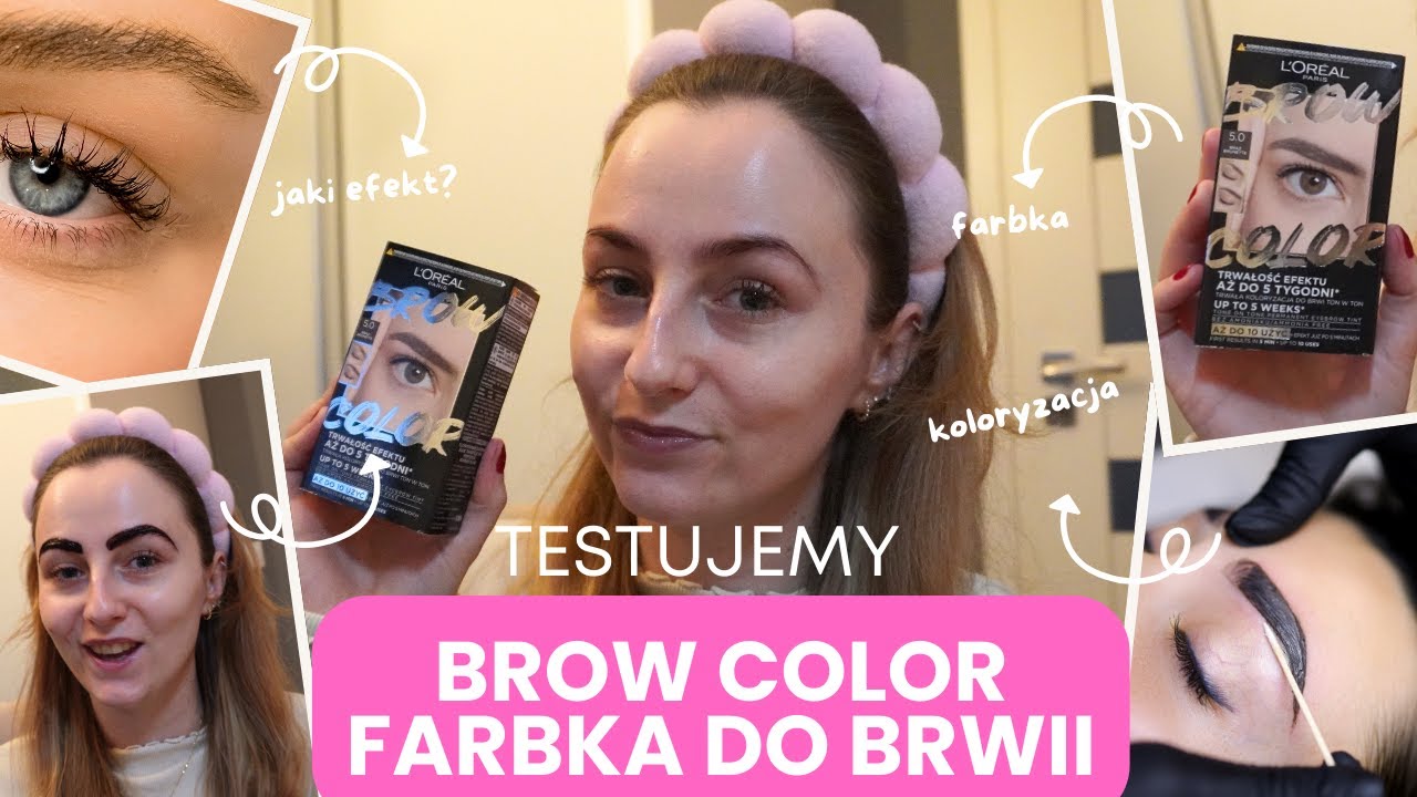 ✨LOREAL Brow Color 👉 FARBKA DO BRWI - efekt widoczny do 5 TYGODNI? 🤔