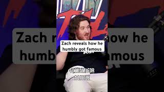 Zach reveals how he humbly got famous #funnymemes #bradleymartin #zachirific Wealth
