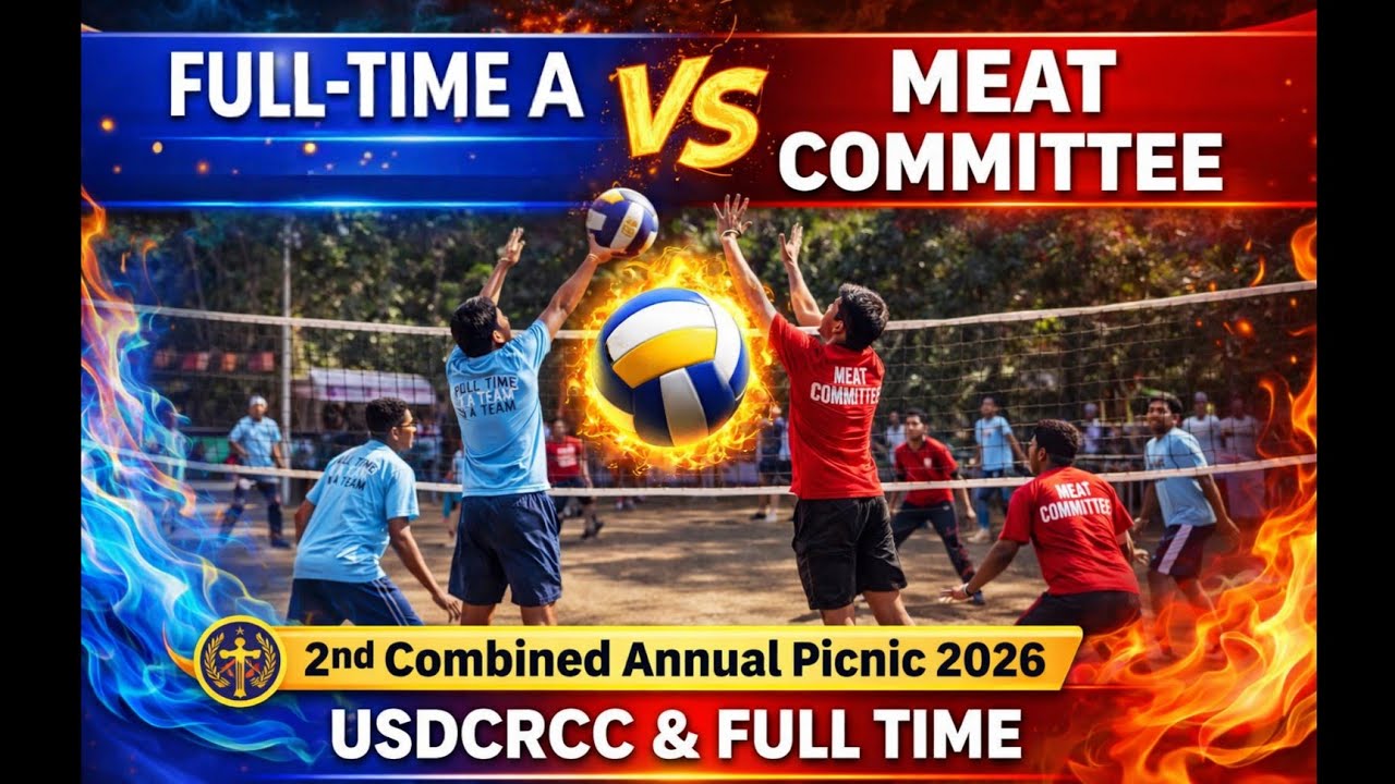 Full-time A VS Meat committee volleyball 🏐 Match 2nd Combined Annual Picnic usdcrcc & full time 