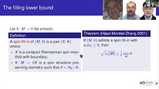 Christian Bär - Scalar curvature via Dirac eigenvalues