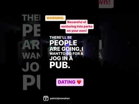 HECKLER: STANDUP CLIP - Beware of running in a park! Dating advice for audience member!