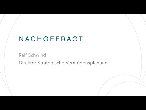 Nachgefragt - Stiftungsberatung bei Merck Finck mit Ralf Schwind