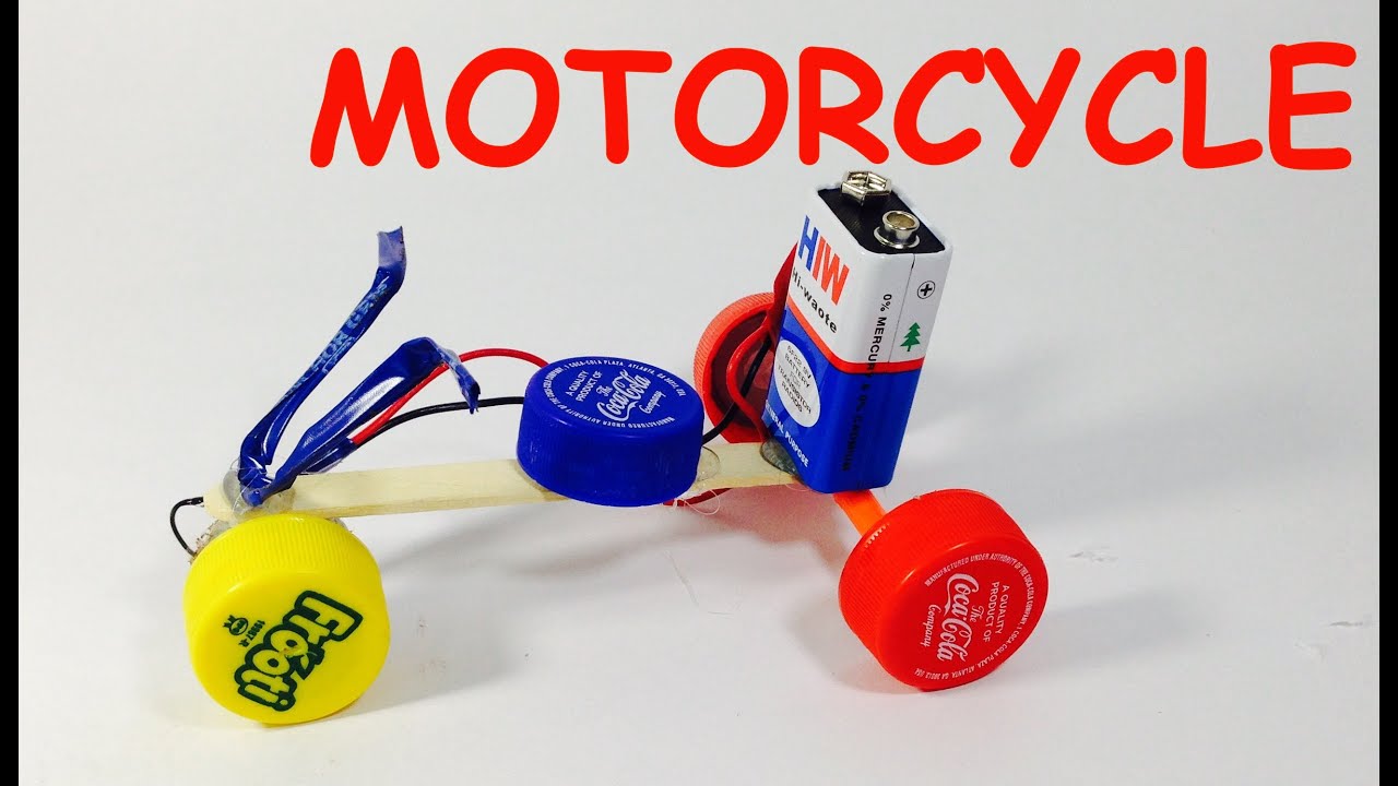 HOW TO MAKE TOY MOTORCYCLE YouTube