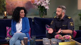 Polisen: Det här får du göra för att stoppa en brottsling - Malou Efter tio (TV4)