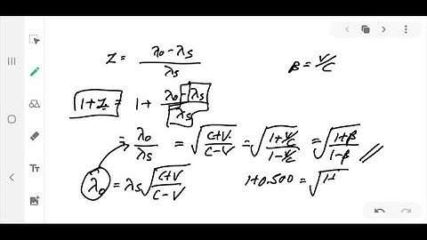 Redshift Parameter. The definition of the redshift parameter z is given in Example 44.8 . (a) Show …