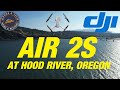 DJI Air 2S at Hood River, Oregon on the Columbia River