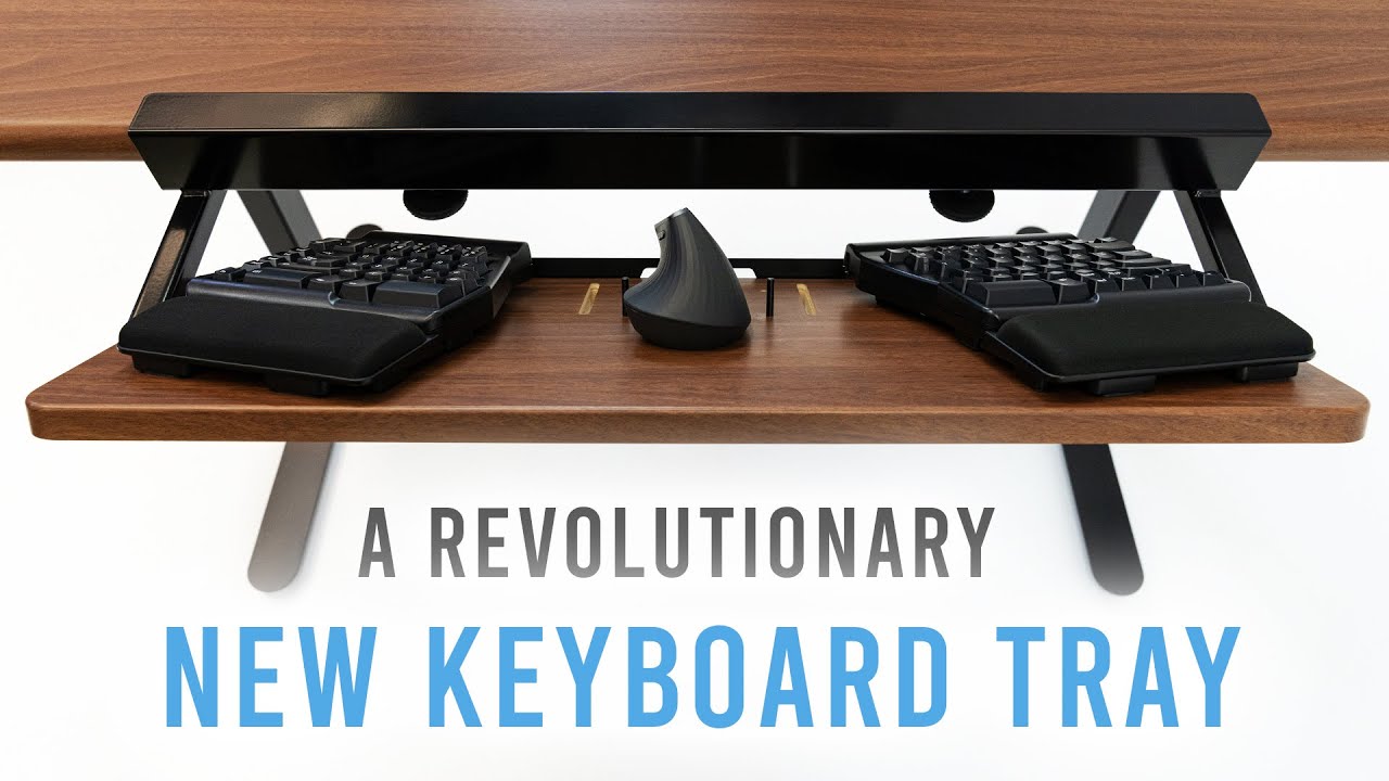 Steadytype Exo - A Revolutionary New Keyboard Tray - Youtube