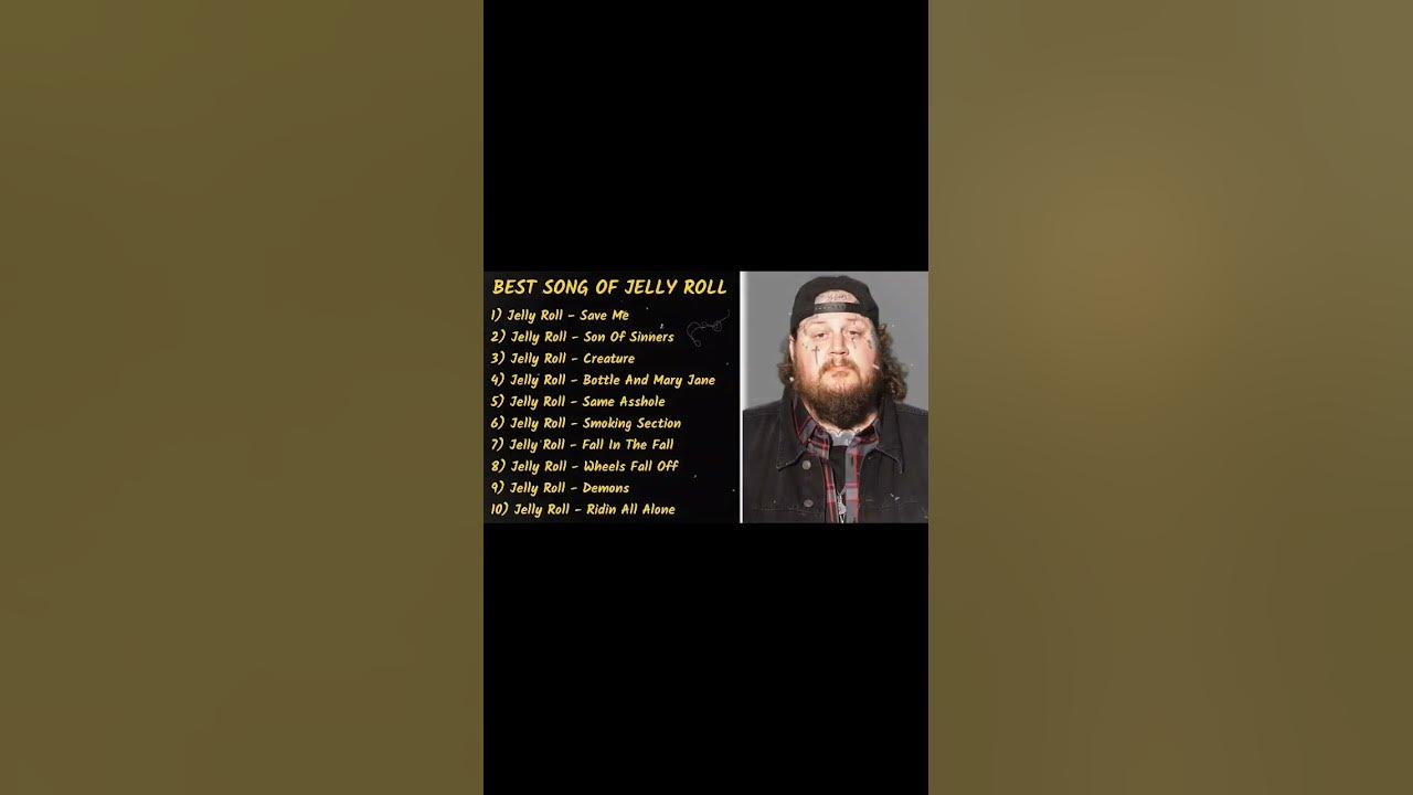 Jelly Roll - Greatest Spotify Playlist 2024 [Top 10 Popular Songs]