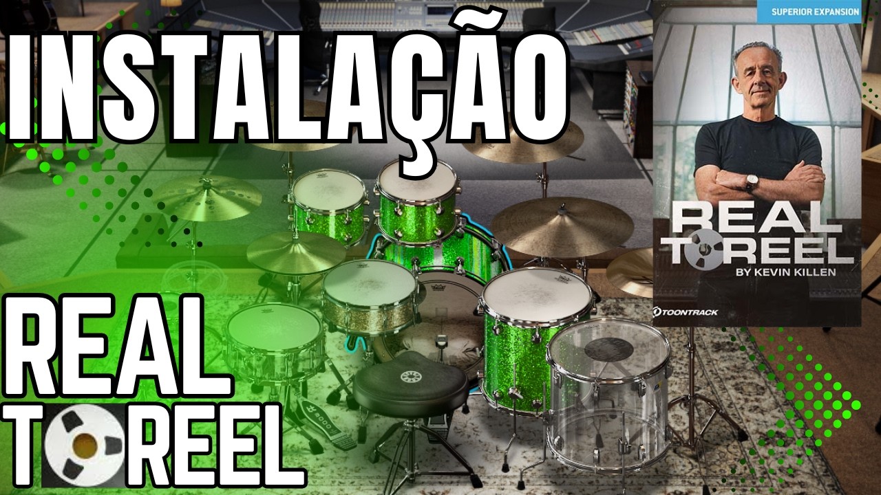 Instalei a Real to Reel SDX A Biblioteca mais Orgânica do Superior Drummer 3