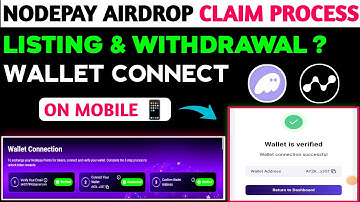 How to connect your wallet with Nodepay on Mobile (iOS/Android) 📱 || Nodepay Airdrop Claim Process