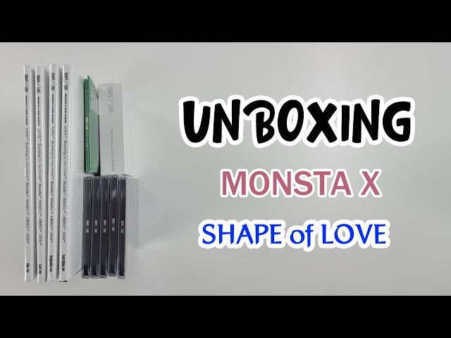 Unboxing) MONSTA X 11th Mini Album SHAPE OF LOVE (Special ver) 