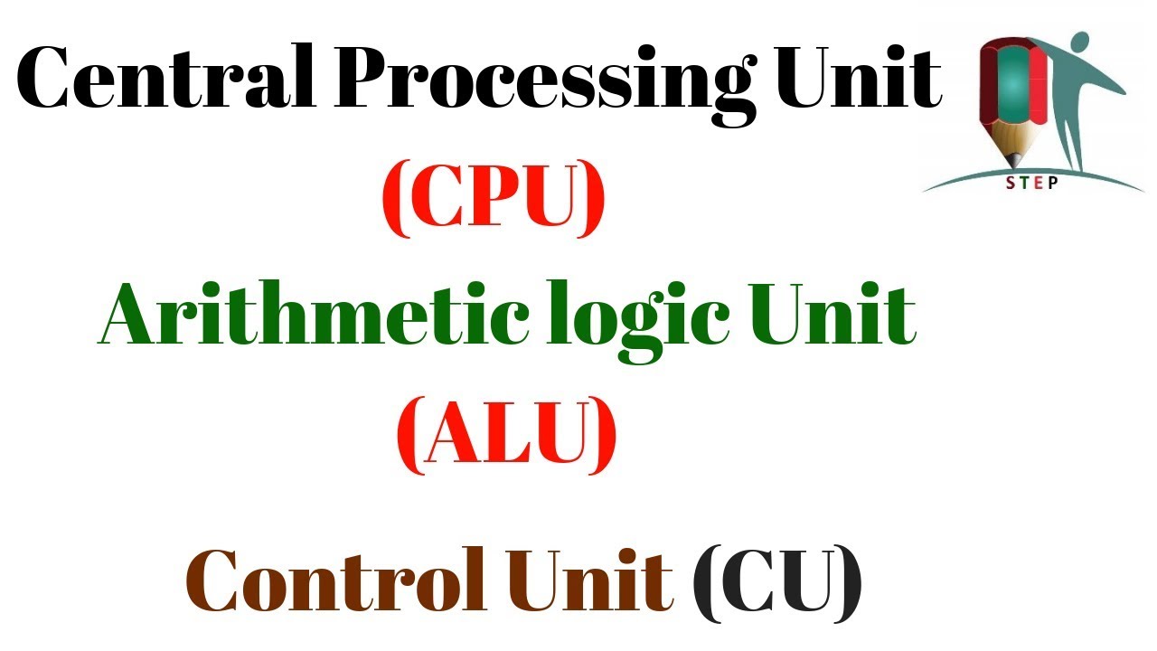 Components Of Computer CPU ALU CU Lecture 4 Step Academy YouTube Components Of Computer CPU ALU CU Lecture 4 Step Academy YouTube