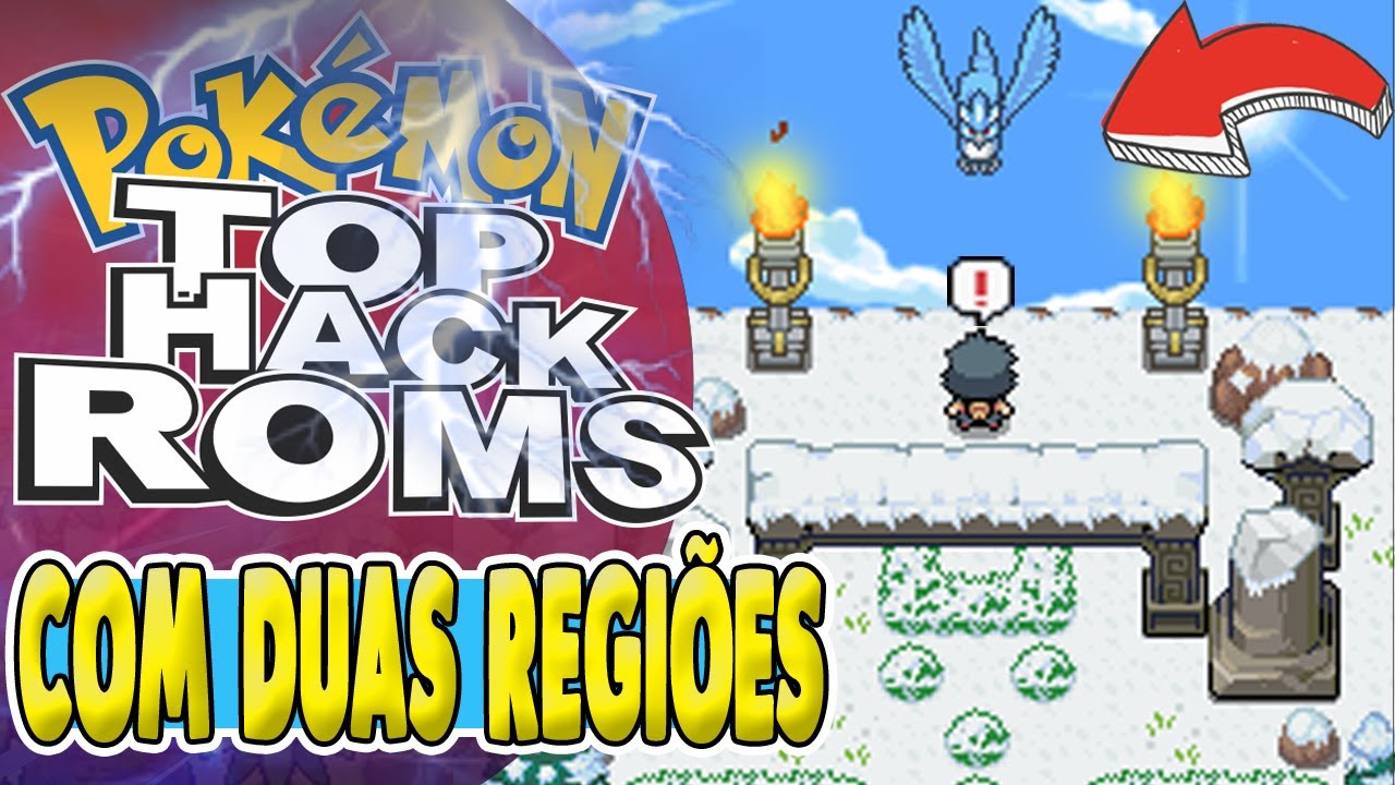 TOP 5 MELHORES HACK ROM POKÉMON COM DUAS REGIÕES GBA PT-BR 2020 - YouTube