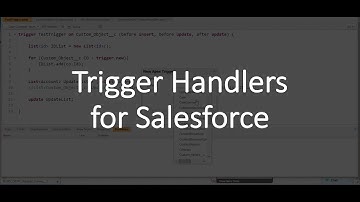Writing Trigger Handlers for Salesforce